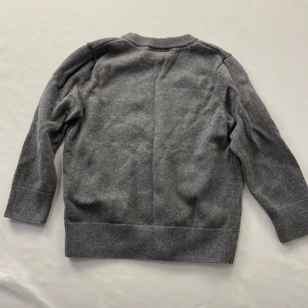 Baby Gap Disney Mickey Mouse Gray Knit Sweater Toddler Boys 4 Years Pullover